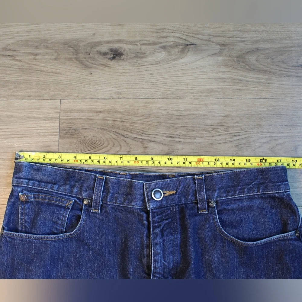 Hart Schaffner Marx Men’s Jeans Dark Indigo Straight Leg Denim Size 36x30 - Picture 4 of 8